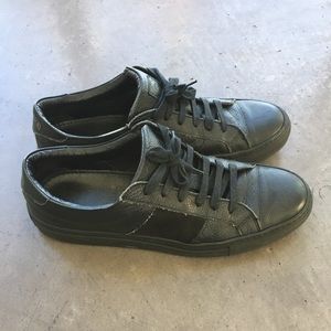 Greats, The Royale, black leather sneakers